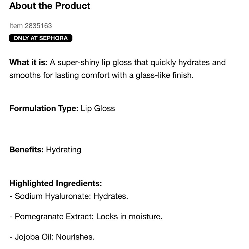 Makeup by Mario hydrating super shine lip gloss Watermelon - Picture 6 of 7